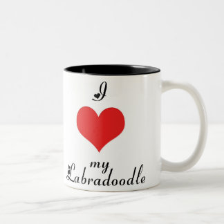 I Herz meine Labradoodle Tasse