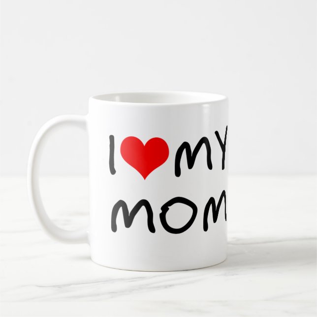 I Herz meine Mama Tasse (Links)