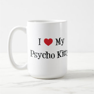 I Herz meine psychische Kitty-Tasse Kaffeetasse