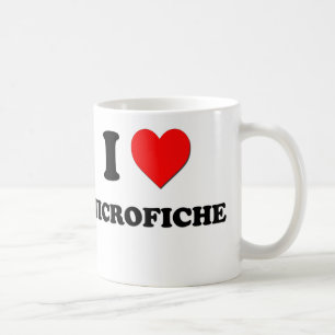 I Herz-Mikrofiche Tasse