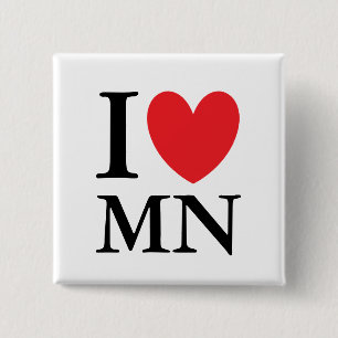 I Herz Minnesota Button