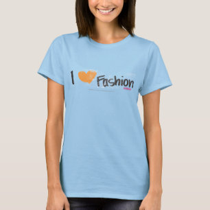 I Herz-Mode-Orange T-Shirt