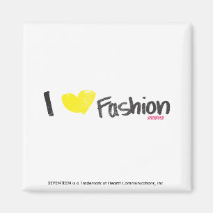 I Herz-Mode-Rosa Magnet