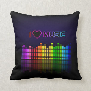 i Herz Musik Equalizer Kissen