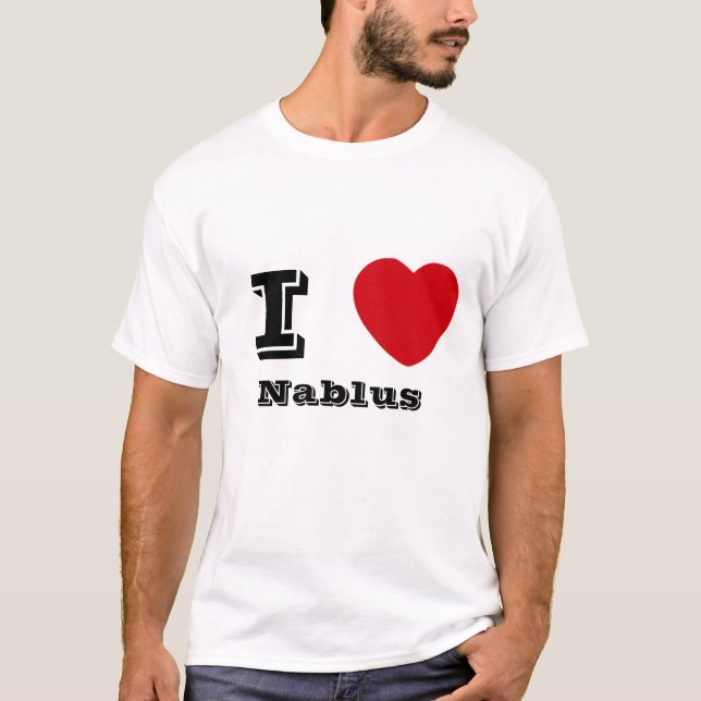 I Herz Nablus T-Shirt (Vorderseite)