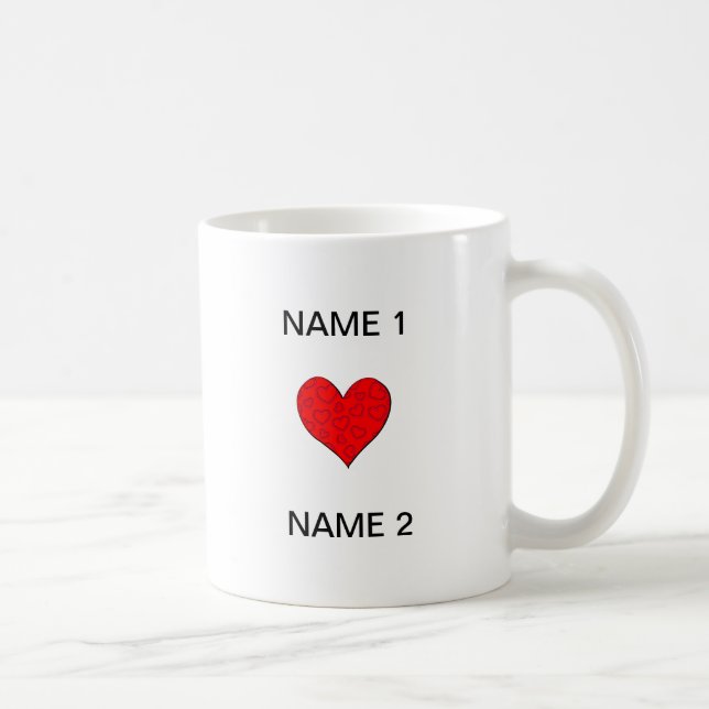 I Herz-Name Tasse (Rechts)
