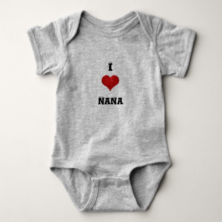 I Herz-Nana-Baby-Bodysuit Baby Strampler