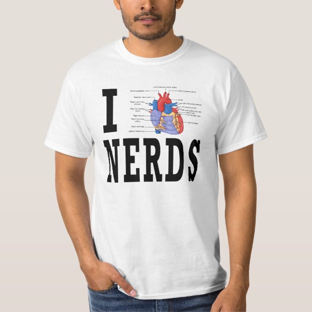 I Herz-Nerds T-Shirt (Vorderseite)
