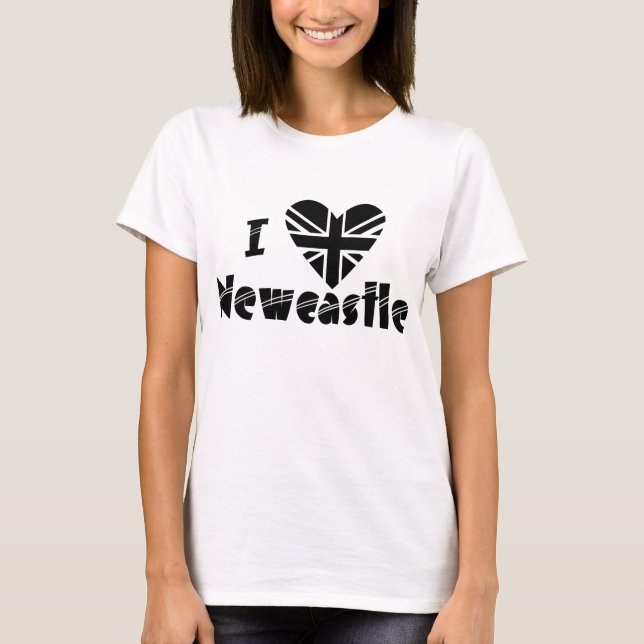 I Herz Newcastle T-Shirt (Vorderseite)