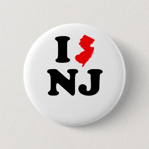 I Herz NJ Button