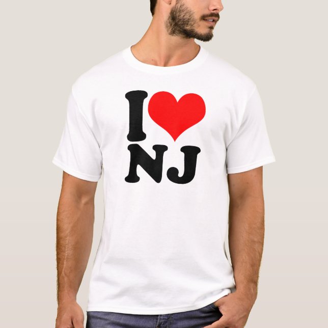 I Herz NJ T-Shirt (Vorderseite)
