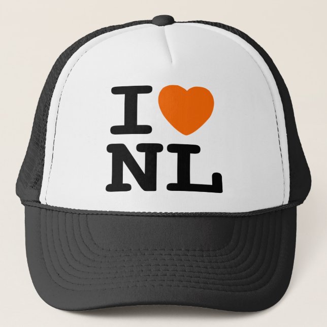I Herz NL Truckerkappe (Vorderseite)
