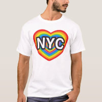 I Herz NYC. I Liebe NYC. New- York Cityregenbogen