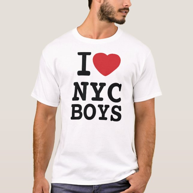 I Herz NYC Jungen T-Shirt (Vorderseite)