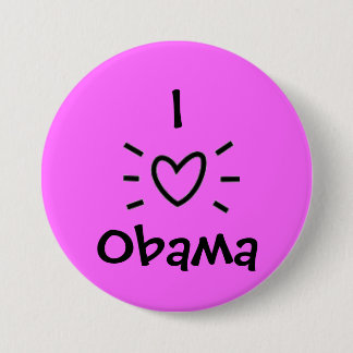 I "HERZ" OBAMA! BUTTON