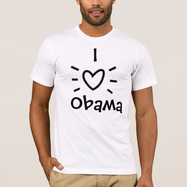 I "HERZ" OBAMA! T-Shirt (Vorderseite)