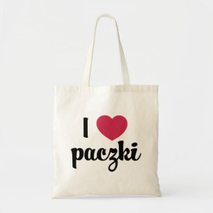I Herz Paczki natürliche Budget-Tasche Tragetasche