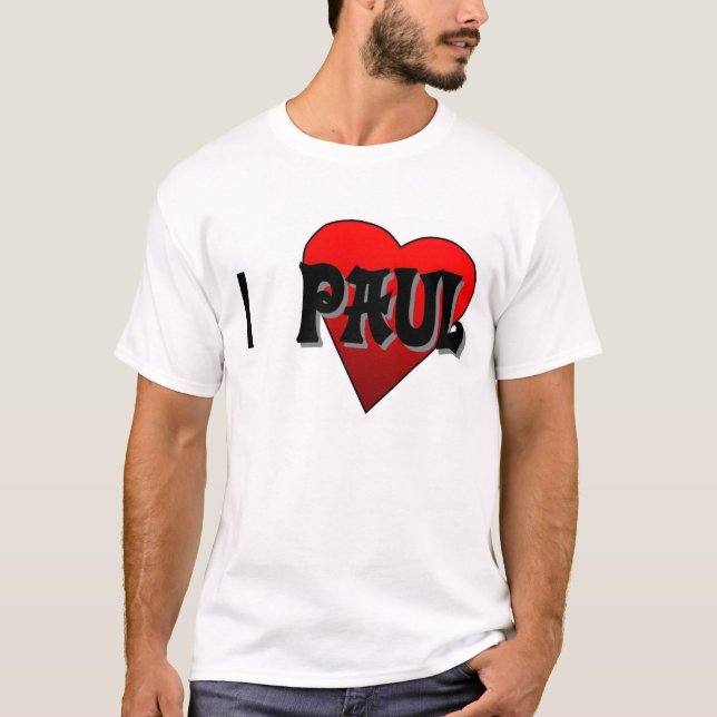 I Herz Paul T-Shirt (Vorderseite)