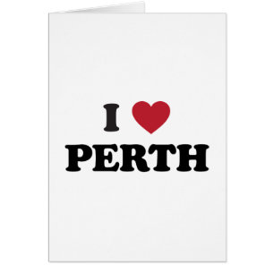 I Herz Perth Australien