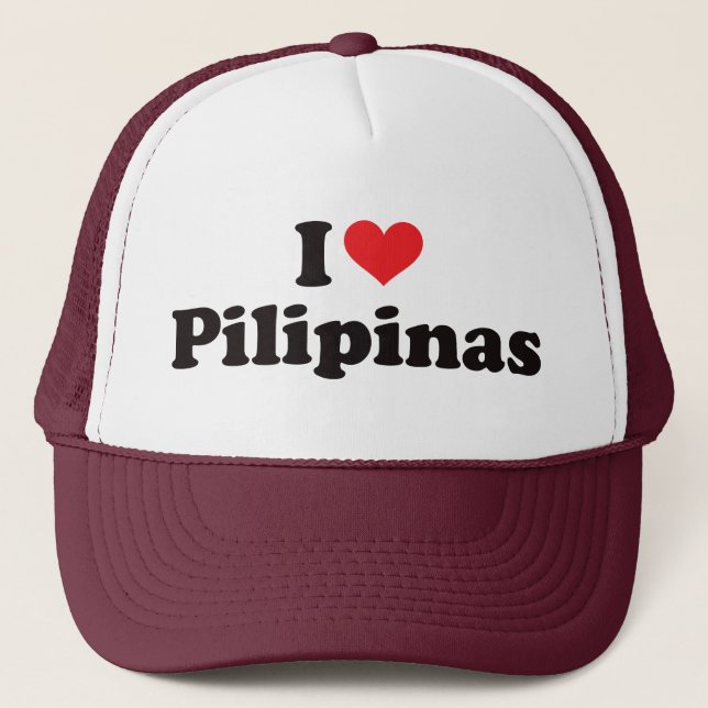 I Herz Pilipinas Truckerkappe (Vorderseite)