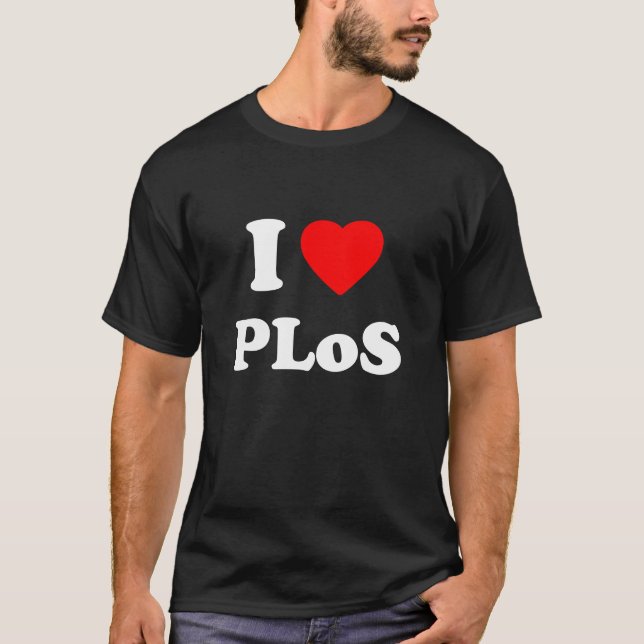 I Herz PLoS T-Shirt (Vorderseite)
