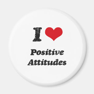 I Herz-positive Haltung Magnet