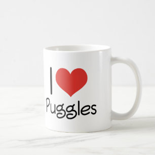 I Herz Puggles Tasse