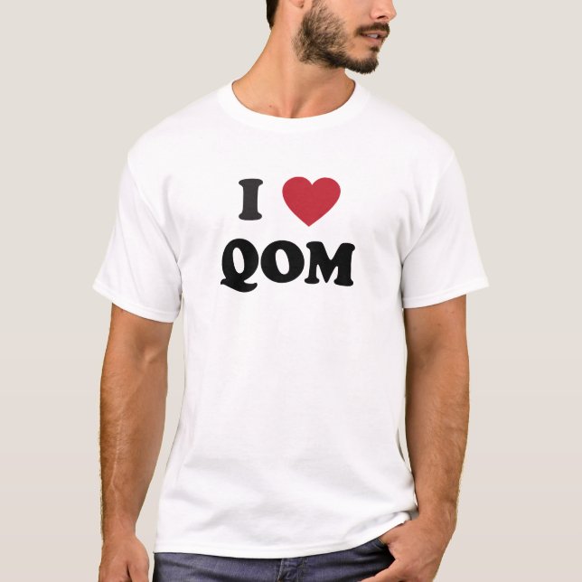 I Herz Qom der Iran T-Shirt (Vorderseite)