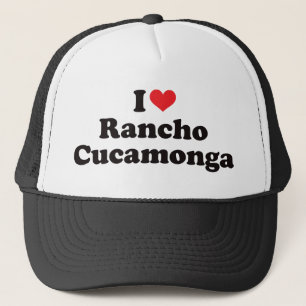 I Herz Rancho Cucamonga Truckerkappe