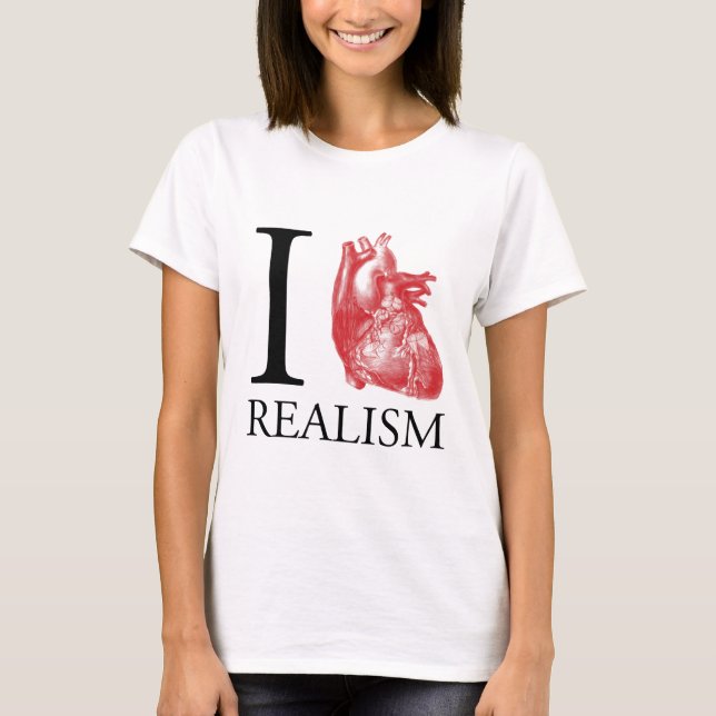 I Herz-Realismus T-Shirt (Vorderseite)
