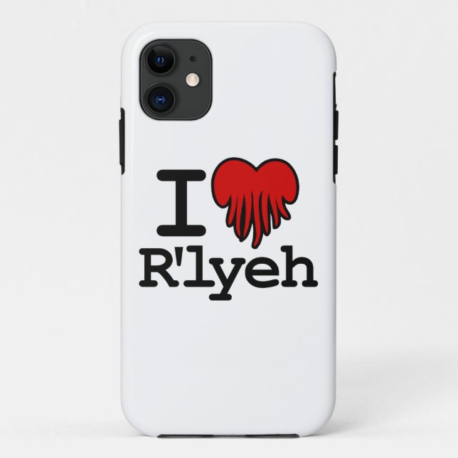 I Herz R'lyeh Case-Mate iPhone Hülle (Rückseite)