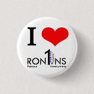 I Herz ron1ns Button