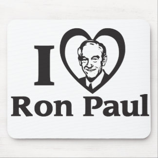 I HERZ RON PAUL - Mousepad