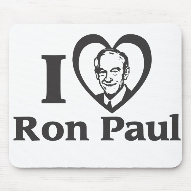 I HERZ RON PAUL - Mousepad (Vorne)