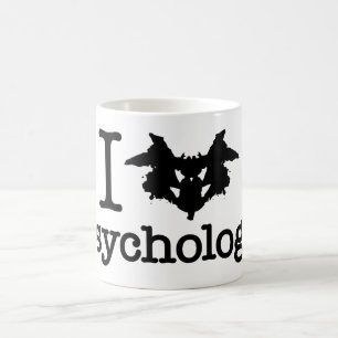 I Herz (Rorschach Inkblot) Psychologie Kaffeetasse