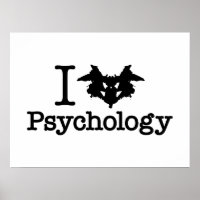 I Herz (Rorschach Inkblot) Psychologie