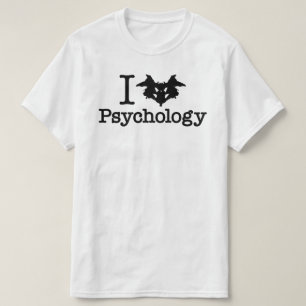 I Herz (Rorschach Inkblot) Psychologie T-Shirt