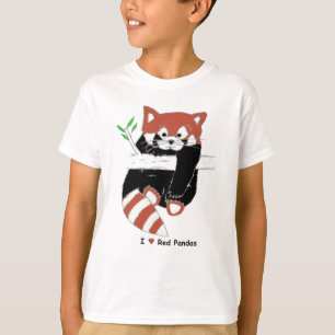 I Herz-rote Pandas T-Shirt