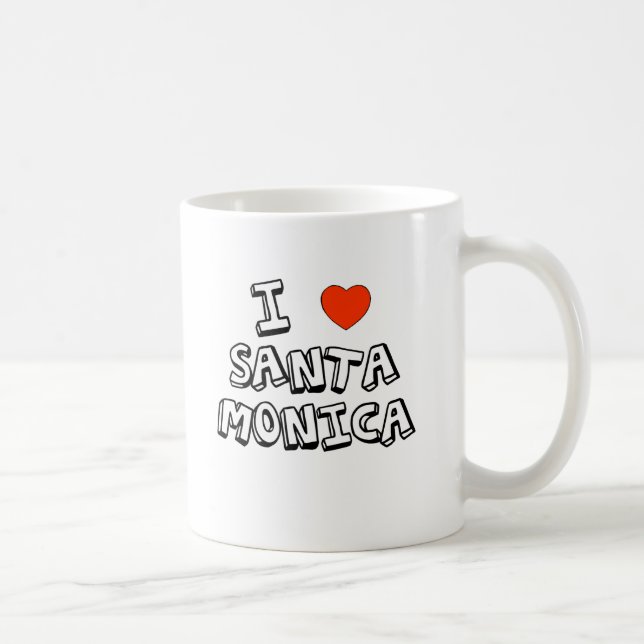 I Herz Santa Monica Tasse (Rechts)
