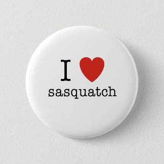 I Herz Sasquatch Button