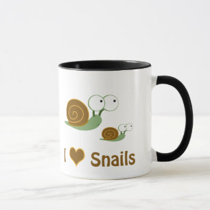 I Herz-Schnecken zwei niedliche Schnecken Tasse
