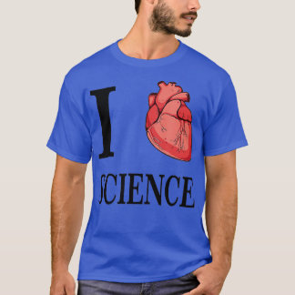 I Herz Science Liebe Biologie Anatomische Anatomie T-Shirt
