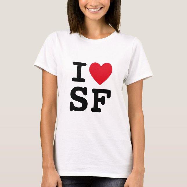I Herz SF Monogram T-Shirt (Vorderseite)