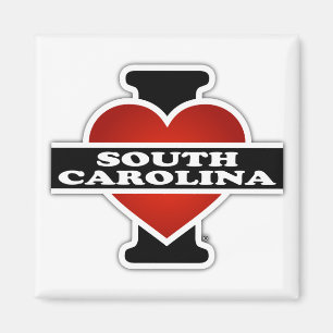 I Herz South Carolina Magnet