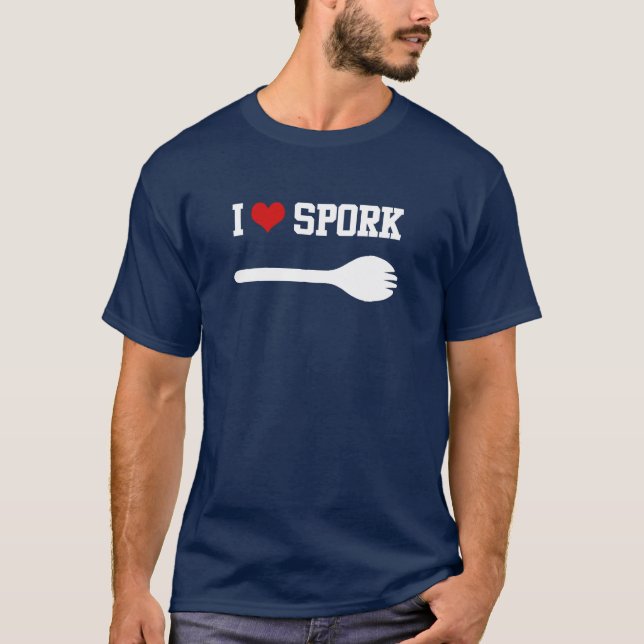 I Herz Spork T-Shirt (Vorderseite)