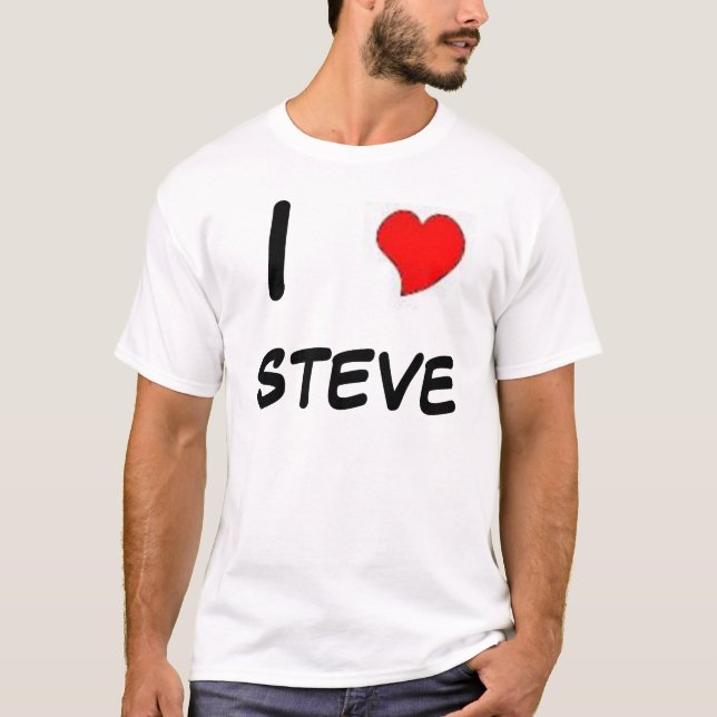 I Herz Steve T-Shirt (Vorderseite)
