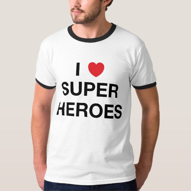 I HERZ-SUPERhelder T - Shirt (Vorderseite)