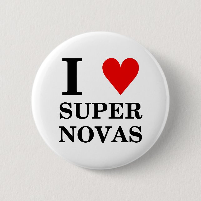 I (Herz) SuperNovas Button (Vorderseite)