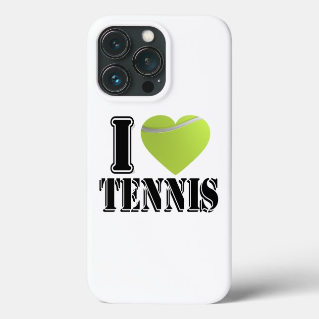 I Herz-Tennis | I Liebe Tennis Case-Mate iPhone Hülle (Rückseite)