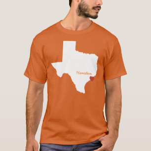 I Herz Texas - kundengerechte Stadt T-Shirt